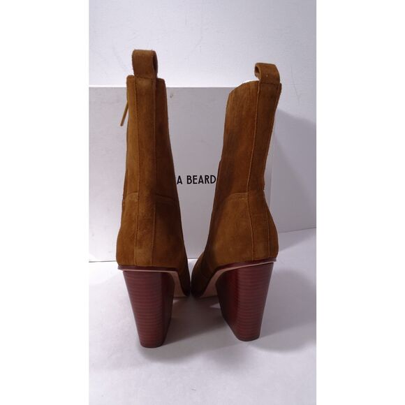 Veronica Beard Women's Logan Suede Booties Boots Hazelwood NIB 498 9.5 - Picture 14 of 16